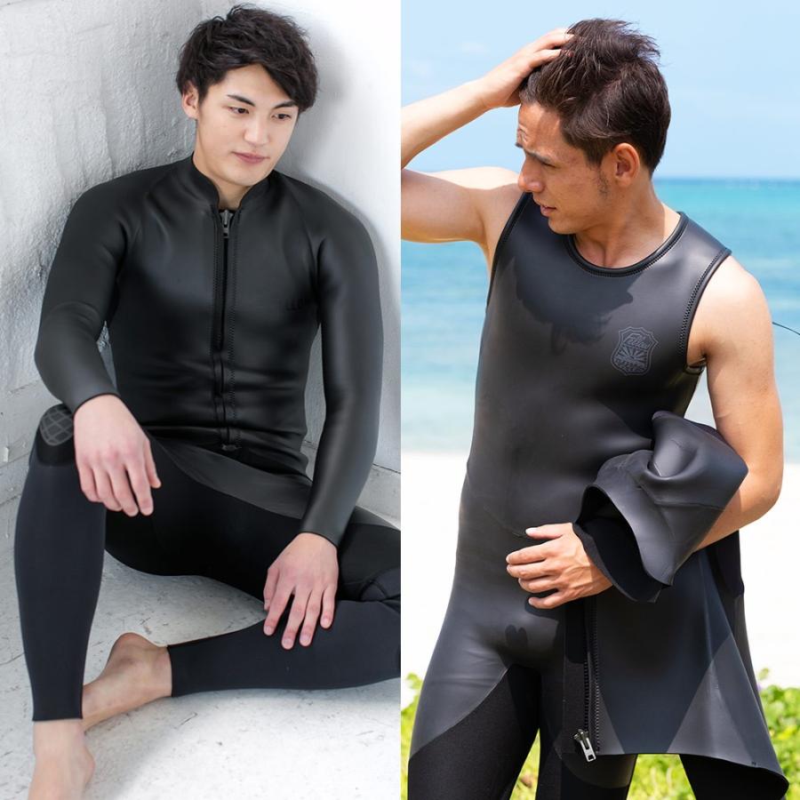 【ポイント5倍】FELLOW ロングジョン ＆ タッパー セット 3mm メンズ ウェットスーツ サーフィン 日本規格 JPSA ウェット タッパー FELLOW ロングジョン ウェットスーツ セット 3mm メンズ ＋