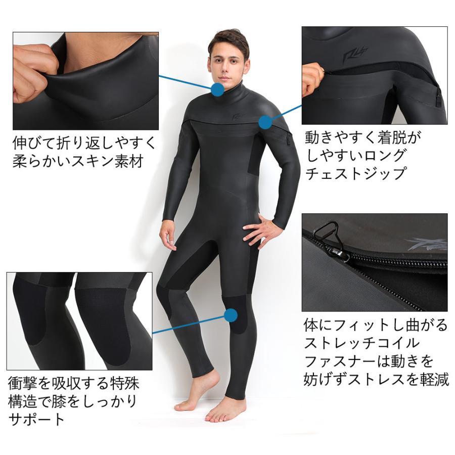 RSS SURF 【目玉商品】RSS SURF セミドライ ウェットスーツ メンズ 5