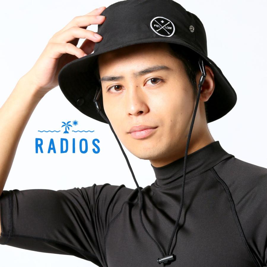 ビーチハット メンズ サーフハット サファリハット 海 帽子 紫外線98 カット プール サーフィン Sup Fellow 15f Bh1100 Radios 通販 Yahoo ショッピング