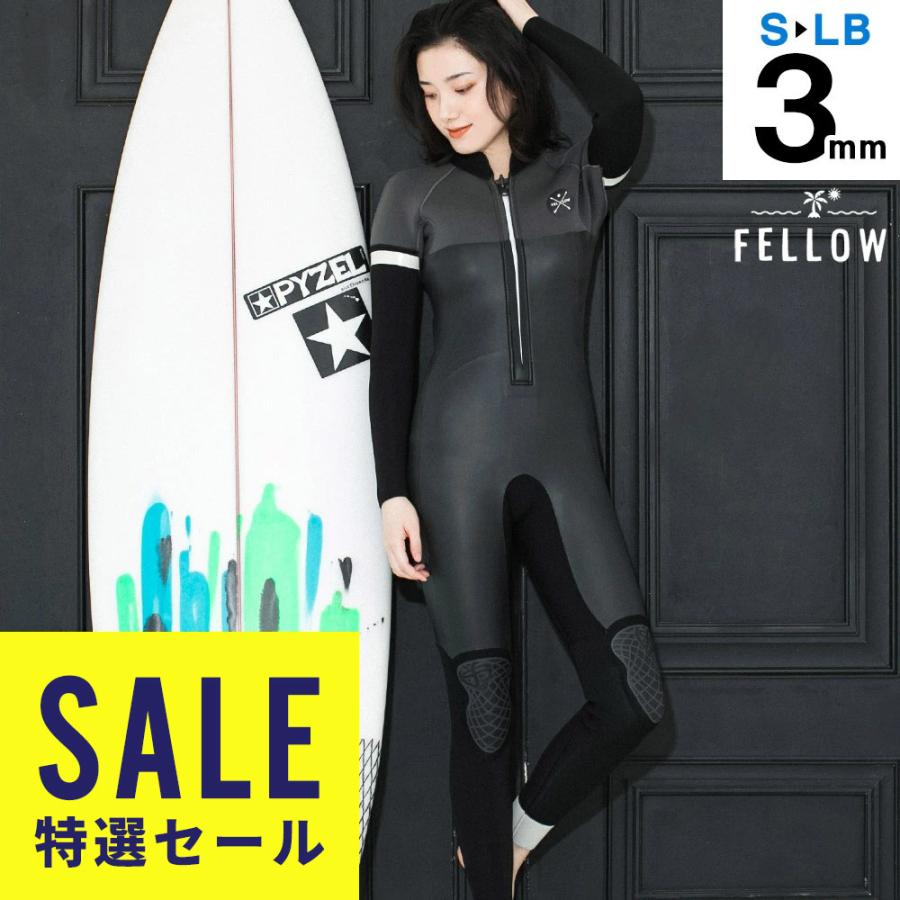 FELLOW 【特価】FELLOW ウェットスーツ フルスーツ フロント