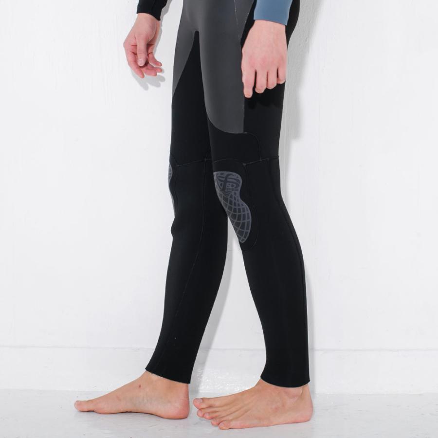 FELLOW ウェットスーツ セミドライ メンズ 5×3mm スキン ジャージ 冬