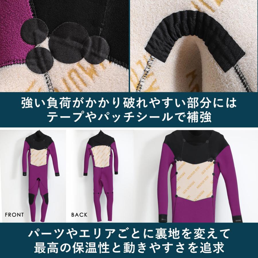 FELLOW 【新春SALE】FELLOW セミドライ ウェットスーツ メンズ ALL3mm