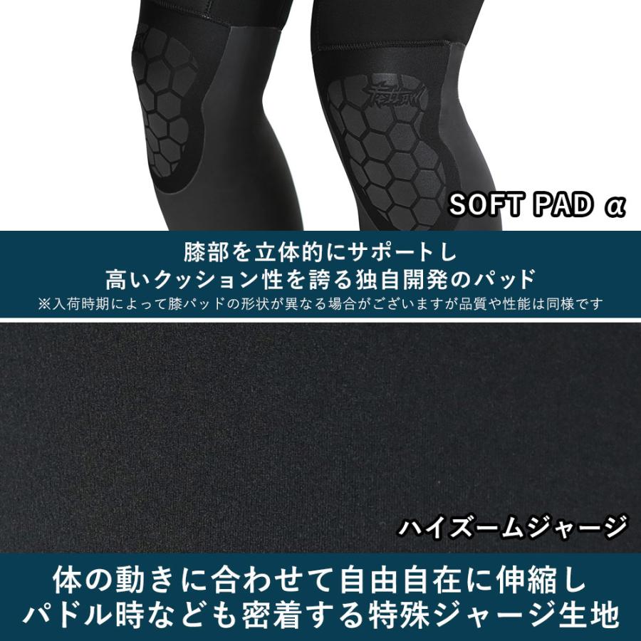 FELLOW セミドライ ウェットスーツ メンズ ALL3mm チェストジップ