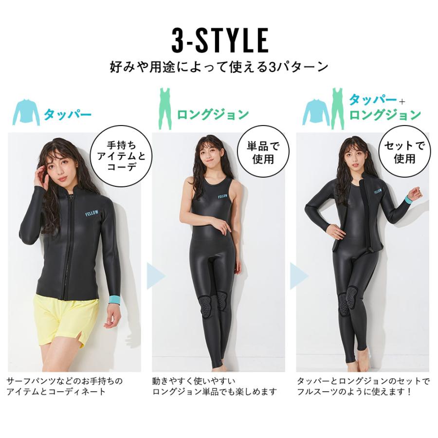 FELLOW 【6/5〜7はP5倍】【特価】FELLOW ウェットスーツ ロングジョン