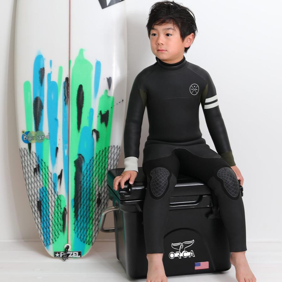 FELLOW セミドライ ウェットスーツ キッズ 5×3mm バックジップ