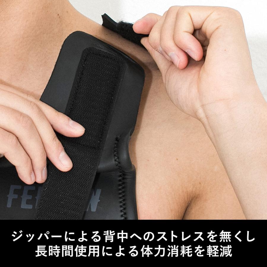 FELLOW ウェットスーツ ロングジョン 3mm メンズ ノンジップ 肩