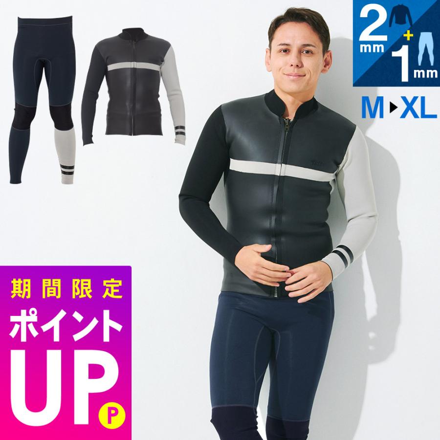 ロングパンツ 1mm タッパー 2mm セット ウェットスーツ スカル ジャージ メンズ サーフィン Jpsa 日本規格 Fellow 超目玉 12月