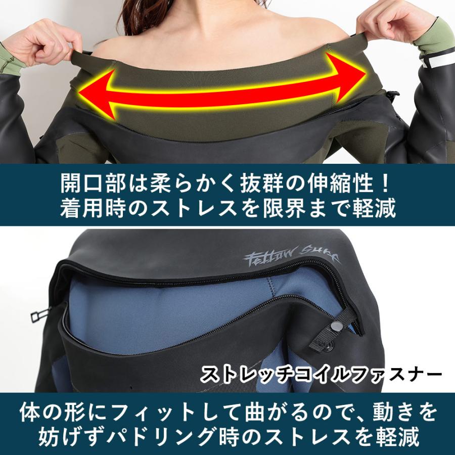 FELLOW セミドライ ウェットスーツ キッズ 5×3mm ロングチェストジップ