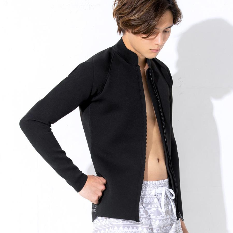 GRID SURF ウェットスーツ フロントジップ タッパー メンズ ALL1