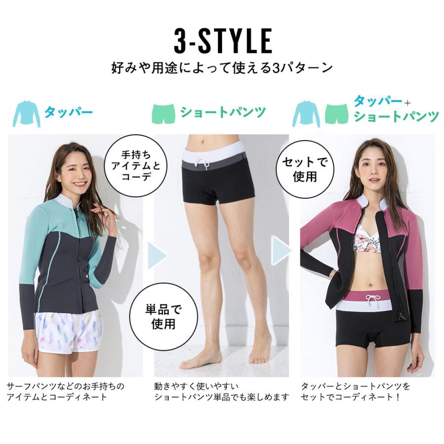 Ko'a 【最大17%お得!】Ko'a ショートパンツ 1.5mm ＆ タッパー 2mm