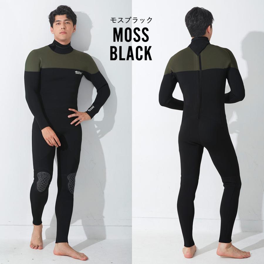 FELLOW ウェットスーツ フルスーツ メンズ バックジップ 3mm