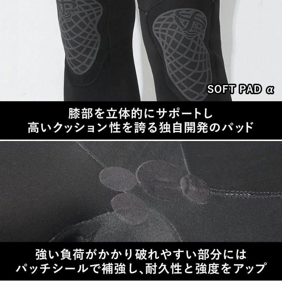 FELLOW ウェットスーツ フルスーツ メンズ バックジップ 3mm