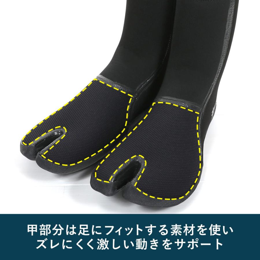 FELLOW 足袋ソックス サーフブーツ ニンジャソックス 3mm 23-28cm 先