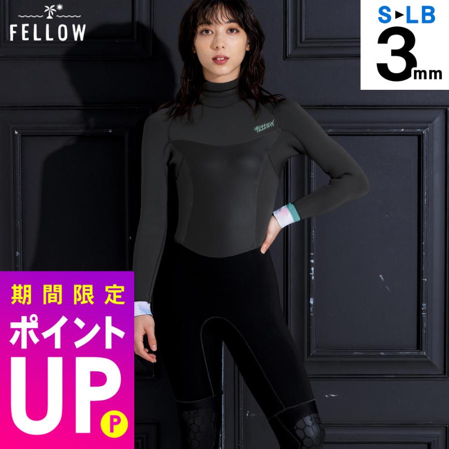 FELLOW 【最大17%お得!】FELLOW ウェットスーツ レディース バック
