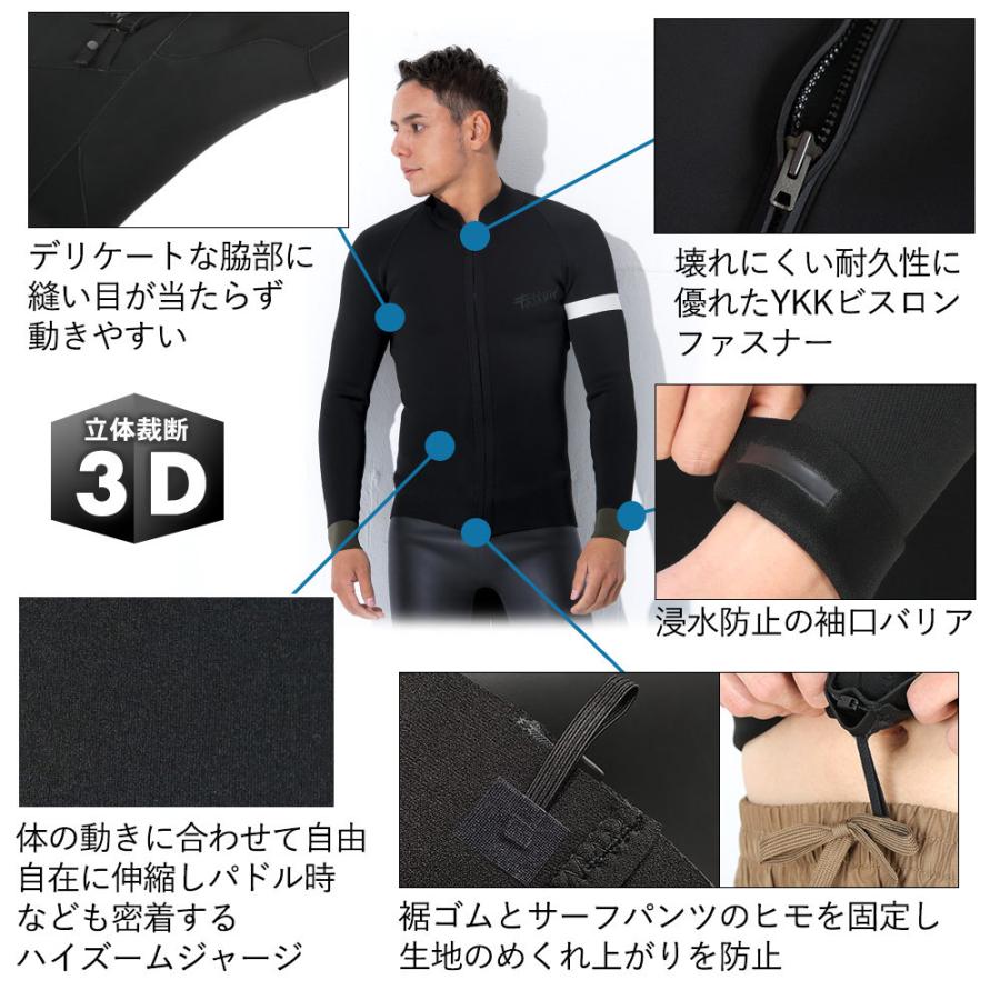 FELLOW ウェットスーツ タッパー 2mm ＆ ロングジョン 3mm セット