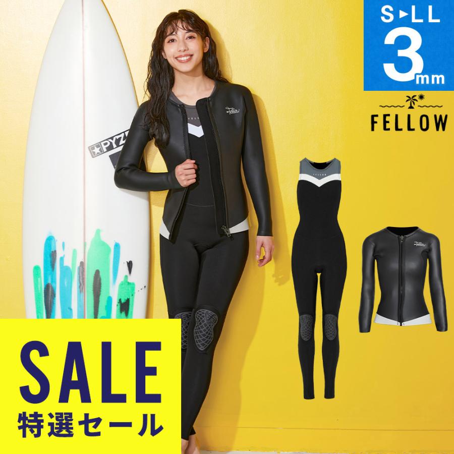 FELLOW 【特価】FELLOW ウェットスーツ タッパー ＆ ロングジョン 