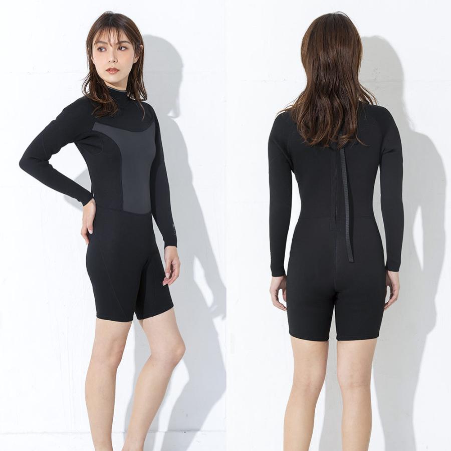 サーフィン　レディース　ウエットスーツ　MLサイズ　ロンスプ　スプリング ZEAK(ジーク) ウェットスーツ 女性用 レディース ロング スプリング