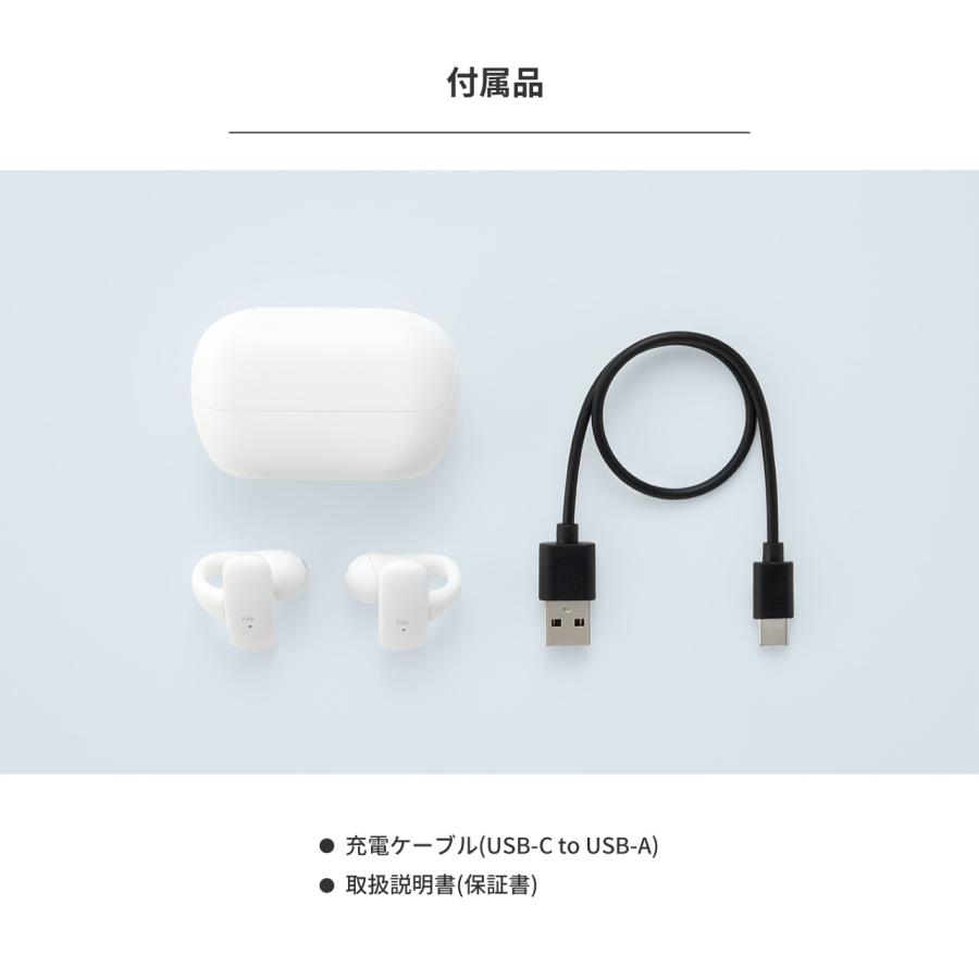 ラディウス　ワイヤレスイヤフォン Ne ホワイト 充電ケース付き ラディウス ワイヤレスイヤフォン Ne ホワイト 充電ケース付き