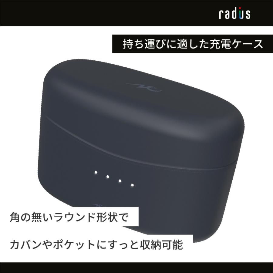 radius ラディウス HP-P100BT 完全ワイヤレスイヤホン HP radius ラディウス HP-P100BT 完全ワイヤレスイヤホン HP