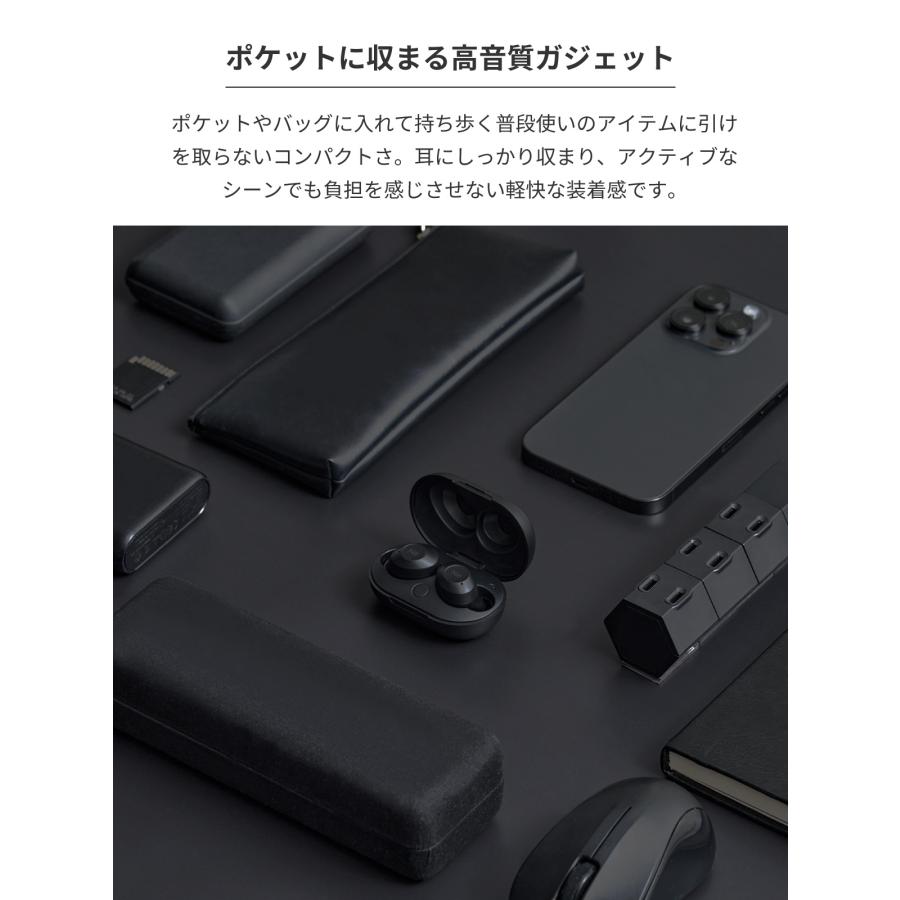 radius HP-T250BT ワイヤレスイヤホン ブラック HP-T250BT ノイズキャンセリング対応 完全ワイヤレスイヤホン 軽量