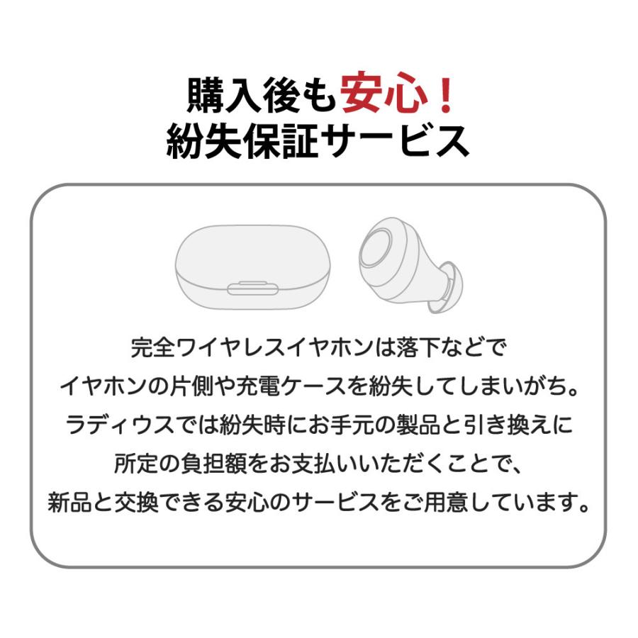 ラディウス radius HP-V500BT 完全ワイヤレスイヤホン 無線 Bluetooth 通話 iPhone 重低音 ワイヤレス ギフト | radius | 13