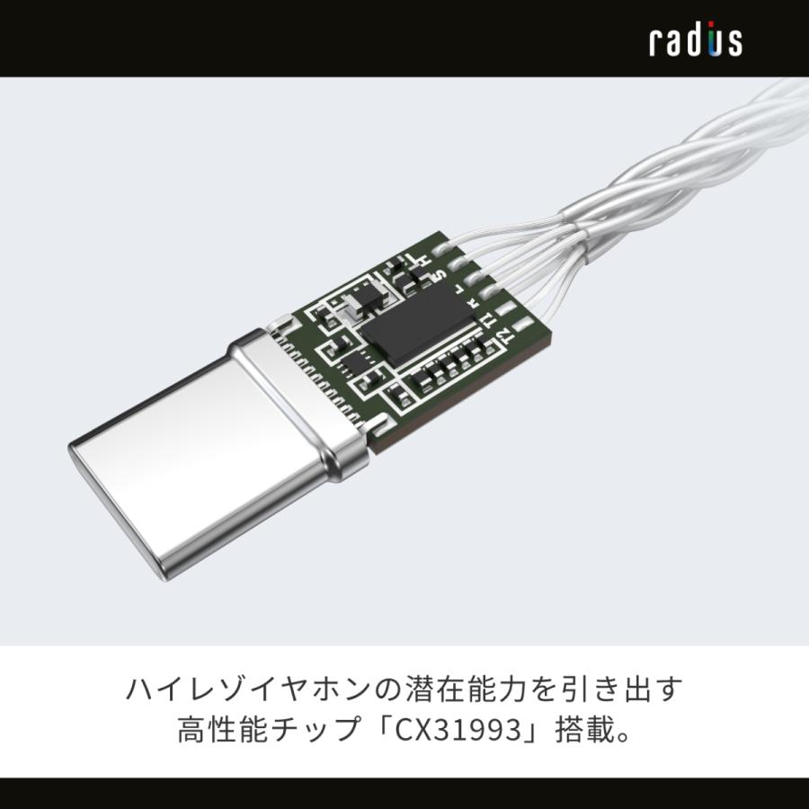 radius（ラディウス） radius RK-DA60CK ヘッドホンアンプ USB-C接続