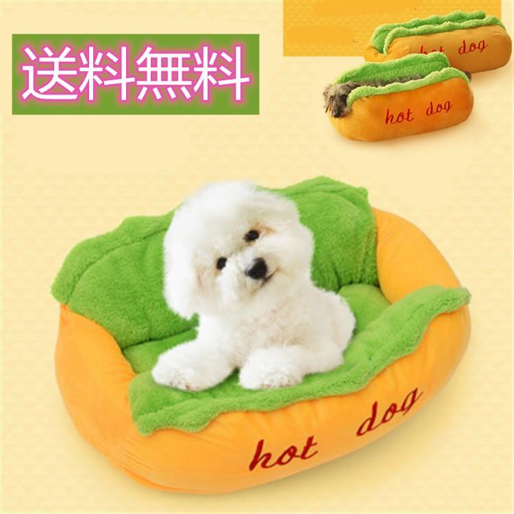 購入 本店 冬面白いホットドッグ犬のベッドペット猫ソファソフト暖かい綿猫眠っルームマット家小中ペット巣ペット用品