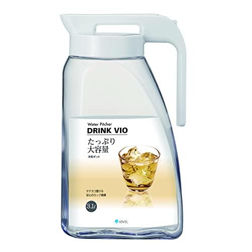 アスベル 冷水筒3.1L ドリンク・ビオ3100? ホワイト : Raffine