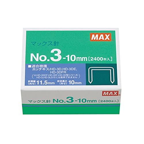 マックス ホッチキス針 No.3-10mm 中型3号 NO.3-10M/M : Raffine