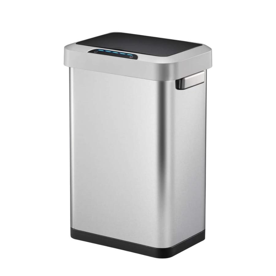 EKO ゴミ箱 自動開閉 ホライゾンセンサービン シルバー 45L ふた付き