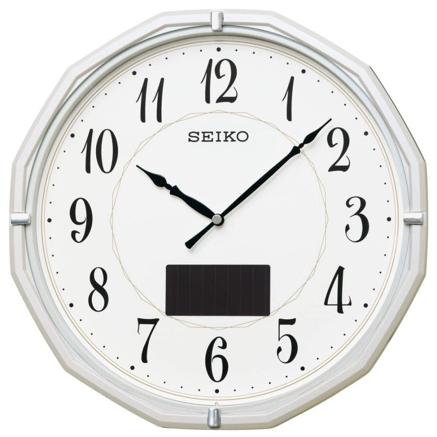 セイコークロック(Seiko Clock) 掛け時計 電波 アナログ ソーラー
