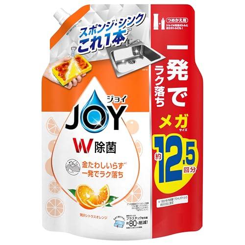 ジョイ W除菌 食器用洗剤 贅沢シトラスオレンジ 詰め替え 1620mL [大容量]（Yahoo!・Raffine）