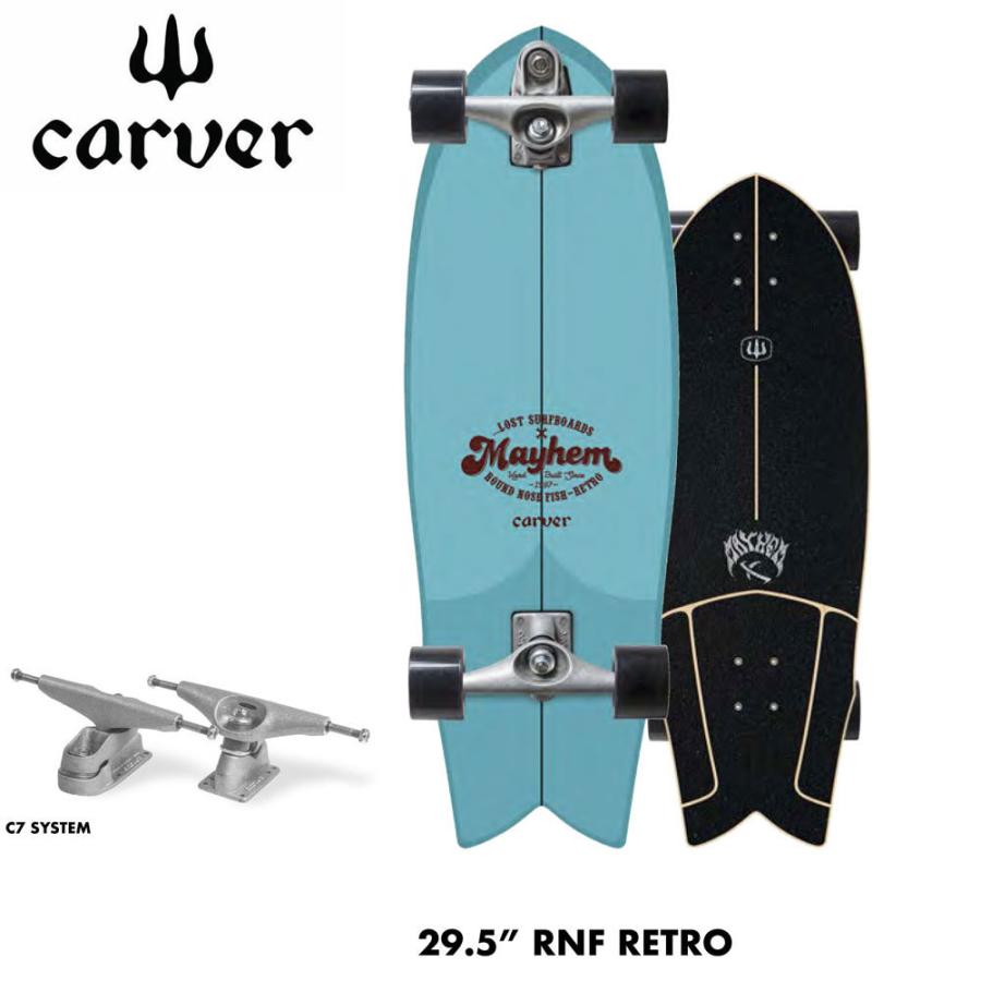 CARVER カーバー スケートボード LOST RNF Retro 29インチ C7トラック 