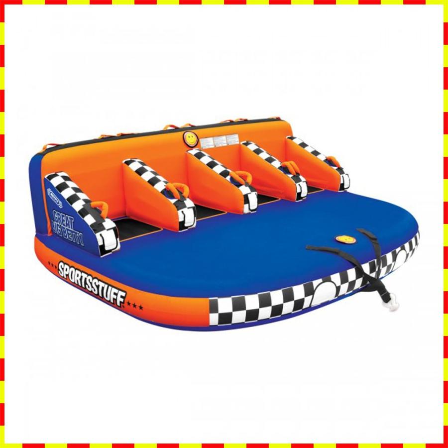 中古品 トーイングチューブ 4人乗り ブースターボール付 スポーツスタッフ グレートビッグベティ マーブル SPORTSSTUFF GREAT BIG BETTY 【1306331007】(47046円)