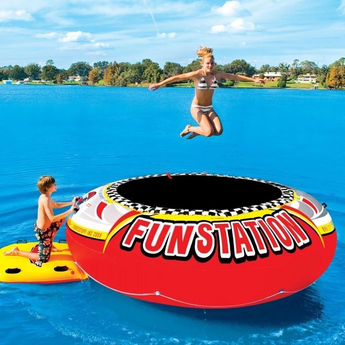 SPORTSSTUFF スポーツスタッフ 10ｆt(3メートル)FUNSTATION 水上トランポリン ウォータートイ 送料無料の画像