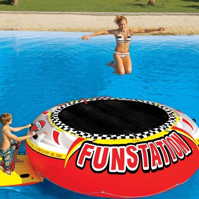 SPORTSSTUFF スポーツスタッフ 10ｆt(3メートル)FUNSTATION 水上トランポリン ウォータートイ 送料無料の画像