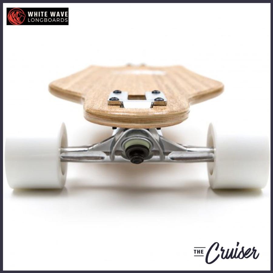 ロング スケートボード WHITE WAVE CRUISER 41インチ ホワイト