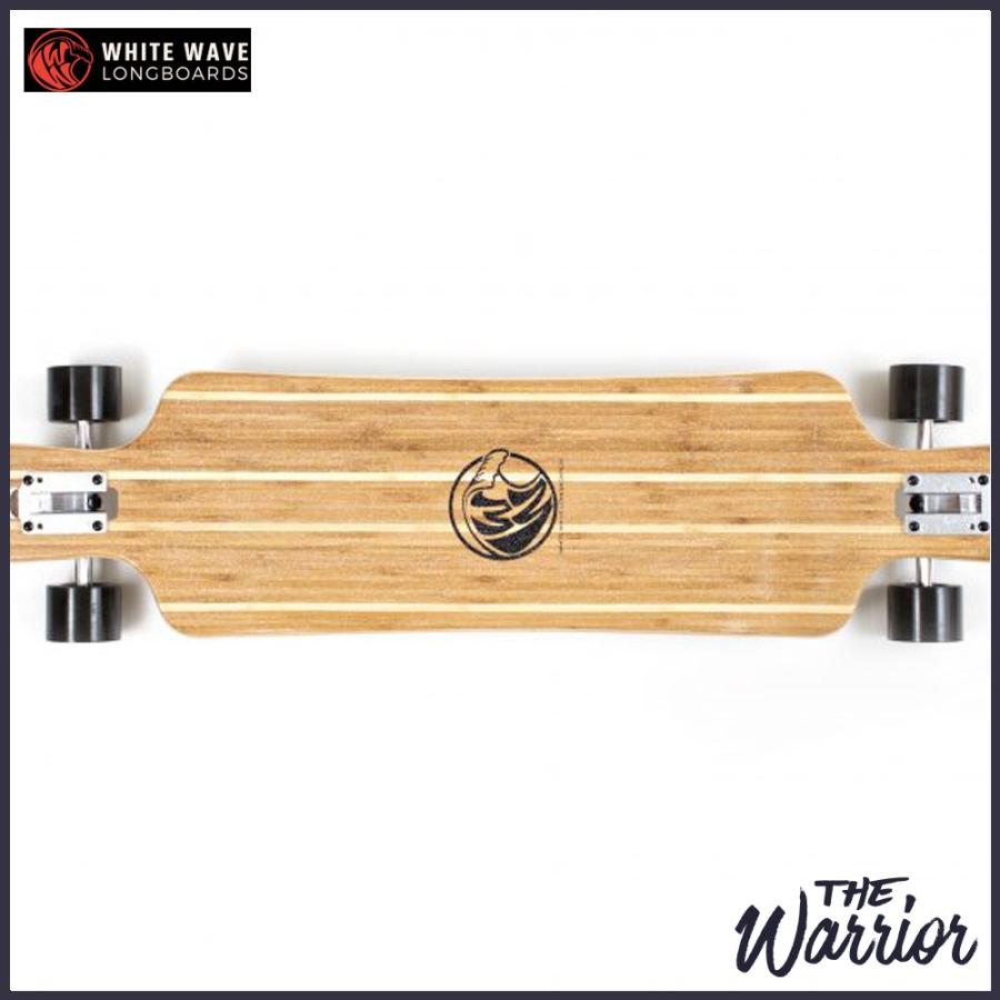 ロング スケートボード WHITE WAVE WARRIOR 38インチ ロンスケ ロング スケートボード WHITE WAVE WARRIOR 38インチ ロンスケ