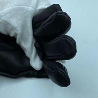 美品 HERMES ラムスキン ミンクファー ケリー 手袋 グローブ 17cm