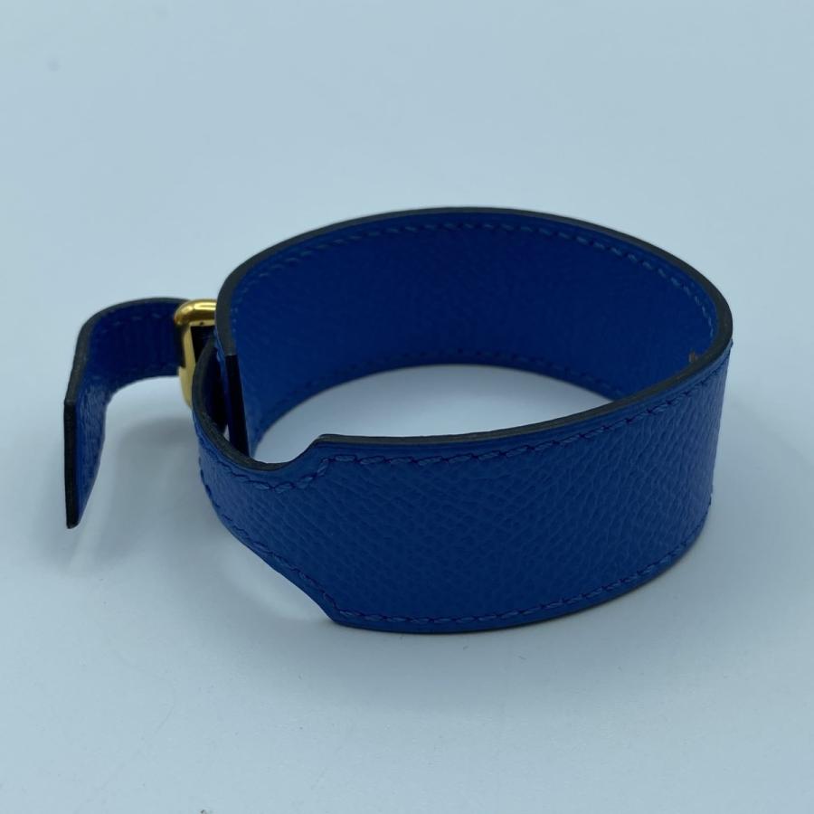 HERMES ネイビー レザー バングル HERMES（エルメス） 【HERMES】エルメス ナバブ レザーブレスレット