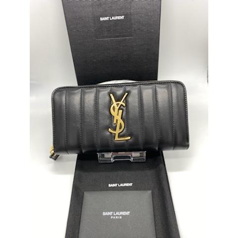 【SAINT LAURENT】イブ　サンローラン　ファスナー財布｜raftelshop