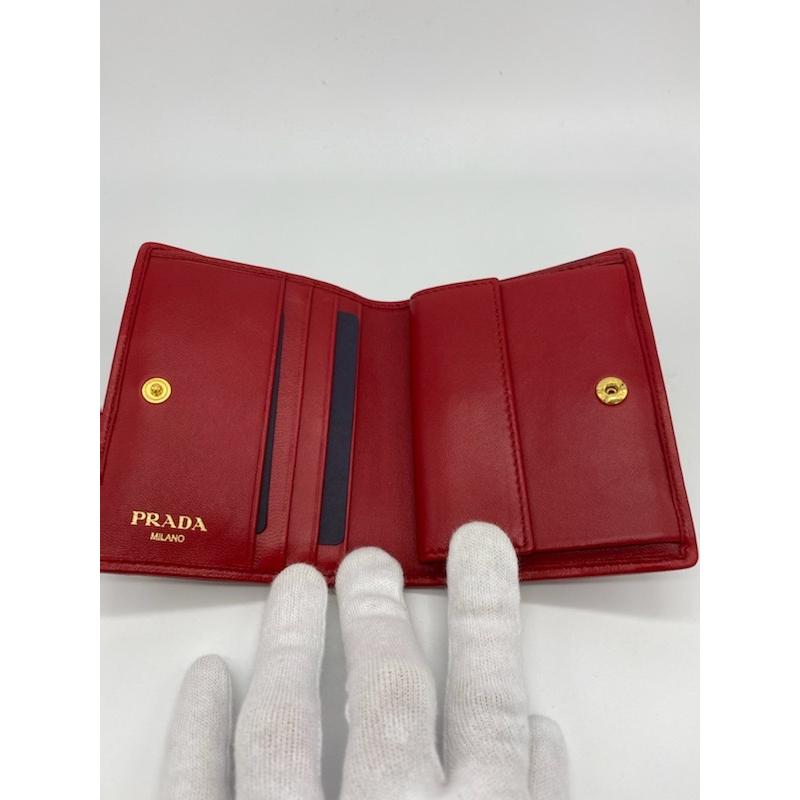 PRADA 【PRADA】プラダ 二つ折り財布 : ラフテルショップ - 通販