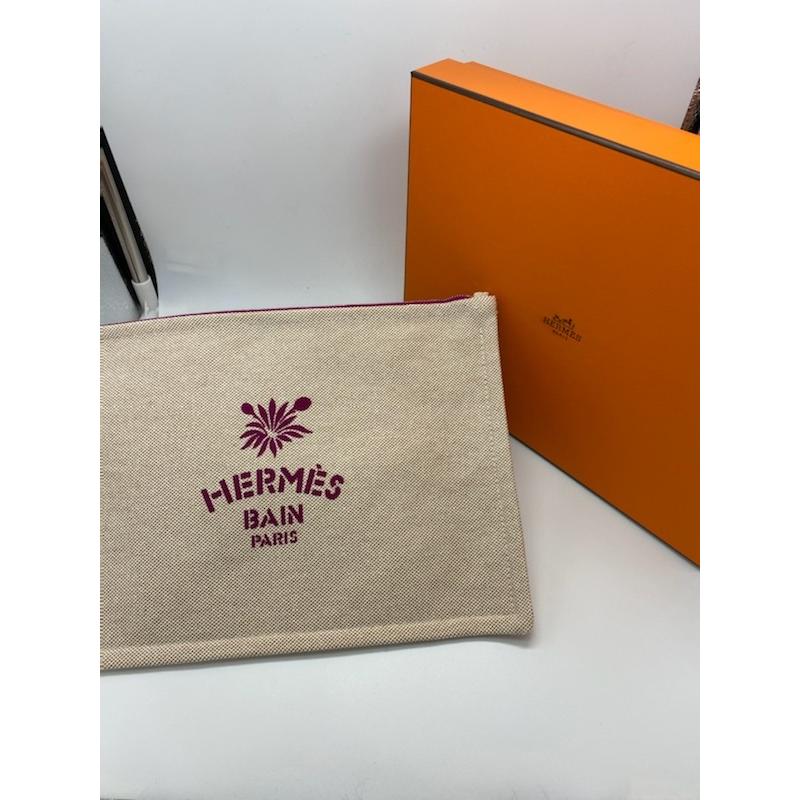 HERMES（エルメス） 【HERMES】 キャンバス フラット ポーチ