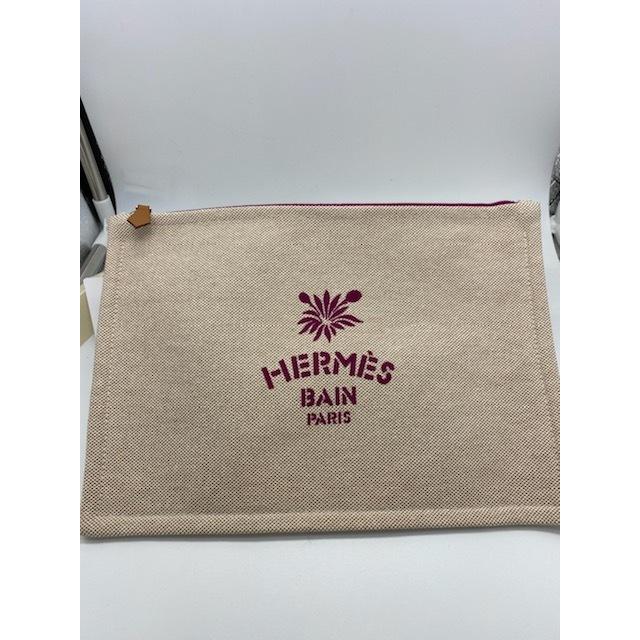 HERMES（エルメス） 【HERMES】 キャンバス フラット ポーチ