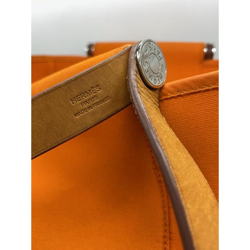 【HERMES】　エルメス　カバッグ　オレンジ　_9