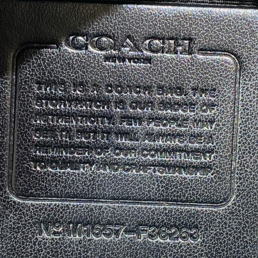 COACH 【COACH】コーチ レザー ミニリュック Wポケット ブラック COACH 【COACH】コーチ レザー ミニリュック Wポケット ブラック