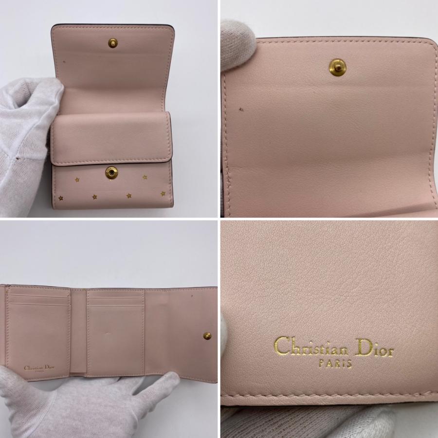 Christian Dior】クリスチャン・ディオール コンパクトウォレット ミニ 