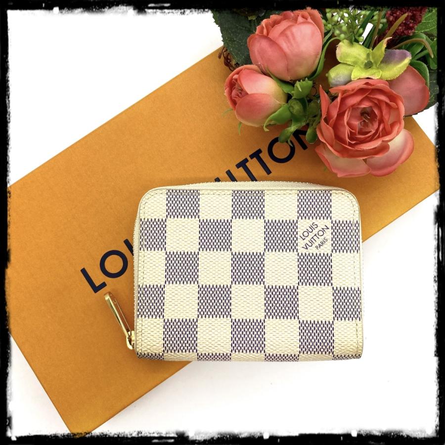 【Louis Vuitton】ルイ・ヴィトン　ダミエ　アズール　ジッピーコインパース　コインケース　カードケース　財布  :T000875:ラフテルショップ - 通販 - Yahoo!ショッピング