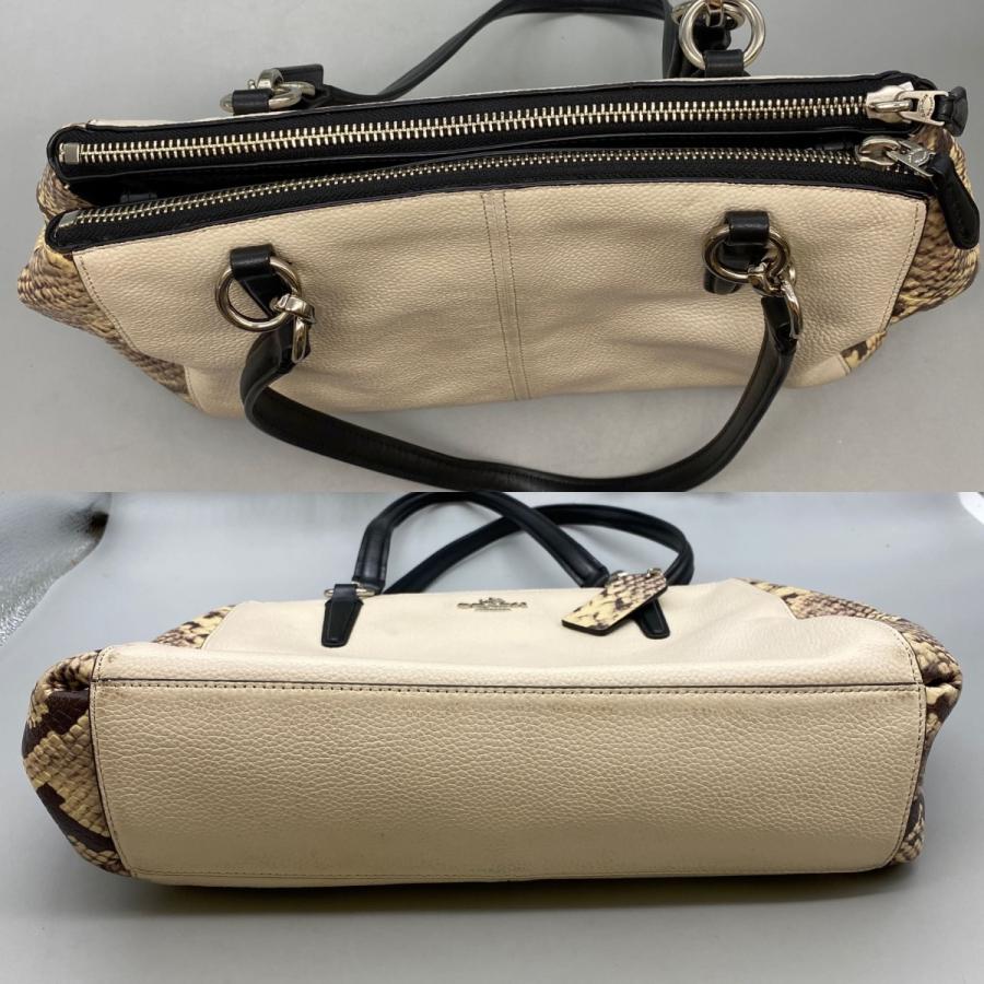 COACH 【COACH】コーチ トートバッグ ハンドバッグ パイソン柄 COACH 【COACH】コーチ トートバッグ ハンドバッグ パイソン柄