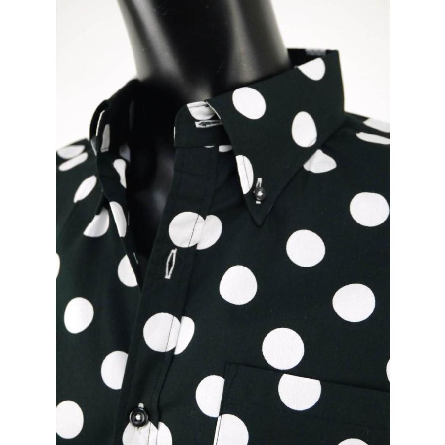 シャツ メンズ ドット きれいめ着こなし ドット柄 水玉 ドレスシャツ